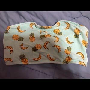 Fruit Patterned Bandeau